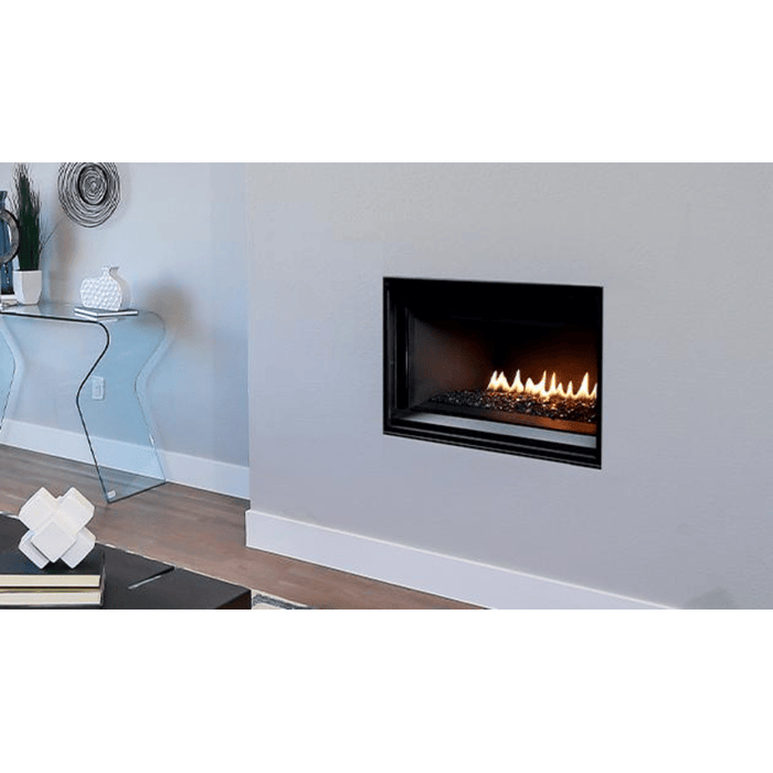 Superior DRL20 Linear Contemporary Clean Faced Direct Vent Natural Gas Fireplace with Electronic Ignition 35 Inch