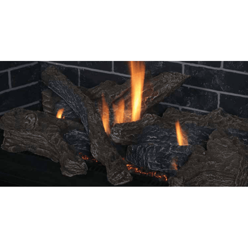 Superior DRT2000 Series 35 Inch Traditional Direct Top/Rear Vent Natural Gas Fireplace Flames