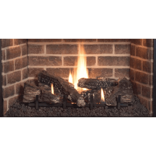 Superior DRT3000 Series 33 Inch Traditional Direct Top Vent Propane Fireplace in Electronic Ignition Flame