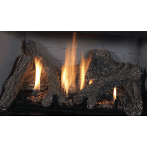 Superior DRT3000 Series 35 Inch Traditional Direct Top/Rear Vent Gas Fireplace in Electronic Ignition Flames