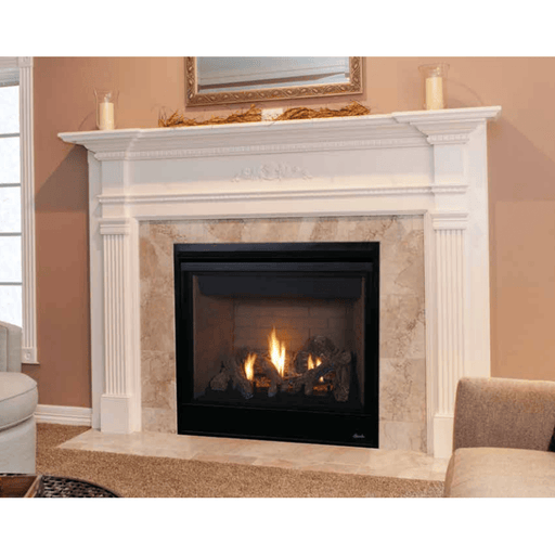 Superior DRT3000 Series 35 Inch Traditional Direct Top/Rear Vent Gas Fireplace in Electronic Ignition Attached