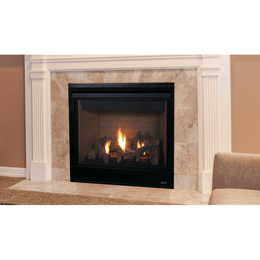 Superior DRT3000 Series 40 Inch Traditional Direct Top/Rear Natural Gas Fireplace in Electronic Ignition Attached