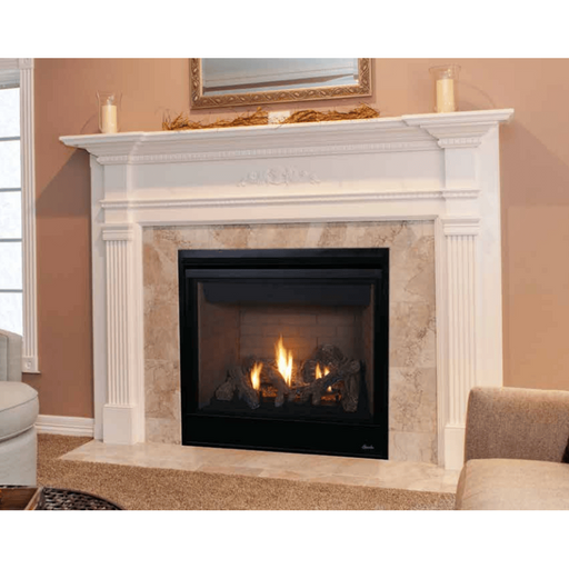 Superior DRT3000 Series 40 Inch Traditional Direct Top/Rear Vent Gas Fireplace in Millivolt Ignition Attached