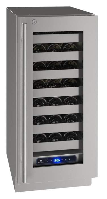 U-Line 15 Inch 5 Class Wine Refrigerator - SF - LH