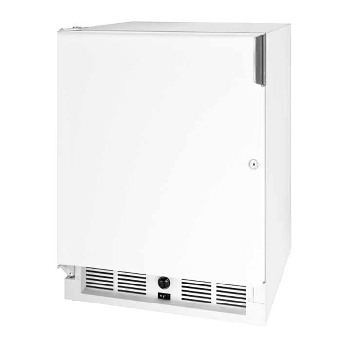 U-Line 21 Inch ADA Refrigerator - White LH