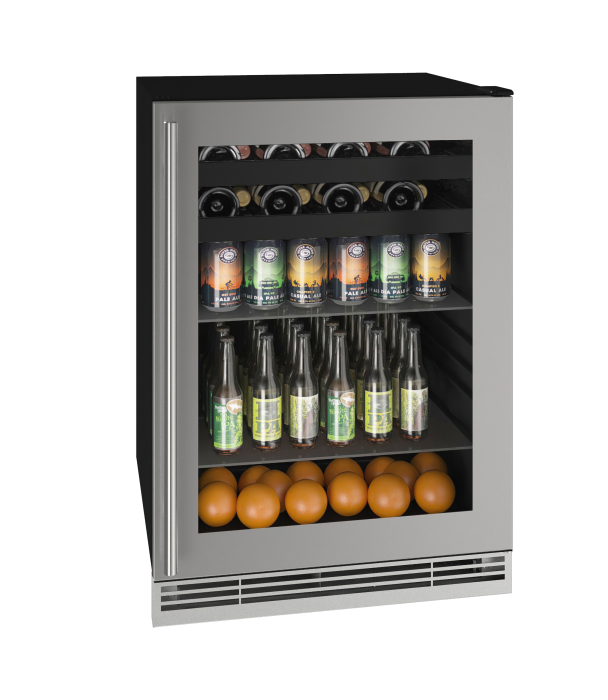 U-Line 24 Inch 1 Class Beverage Center (UHBV124) - SS