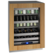 U-Line 24 Inch 5 Class Dual Zone Beverage Center - IF