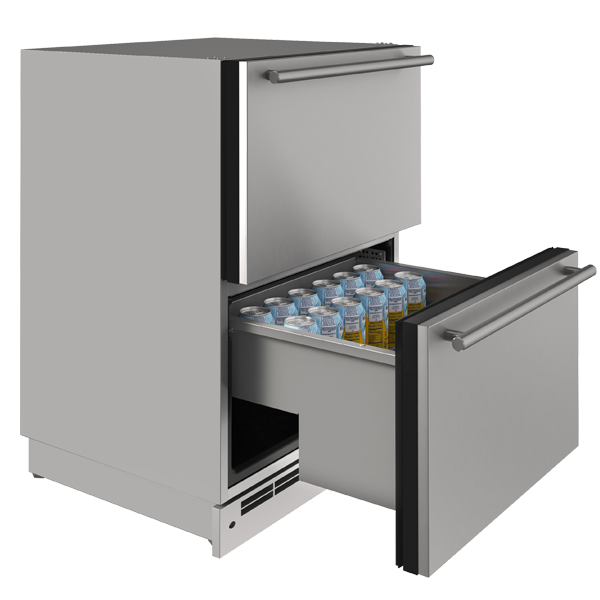 U-Line 24 Inch Refrigeration Drawers - Side