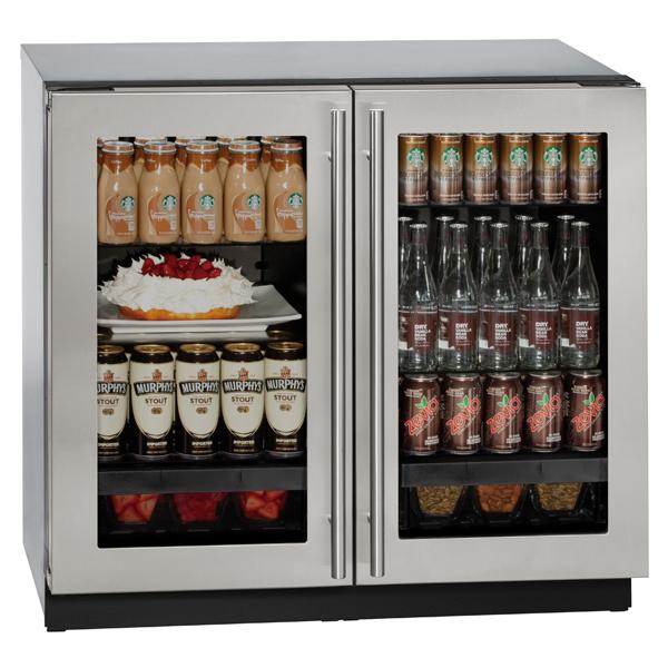 U-Line 36 Inch 3000 Series Dual Zone Refrigerator (3036RRGL) - SF