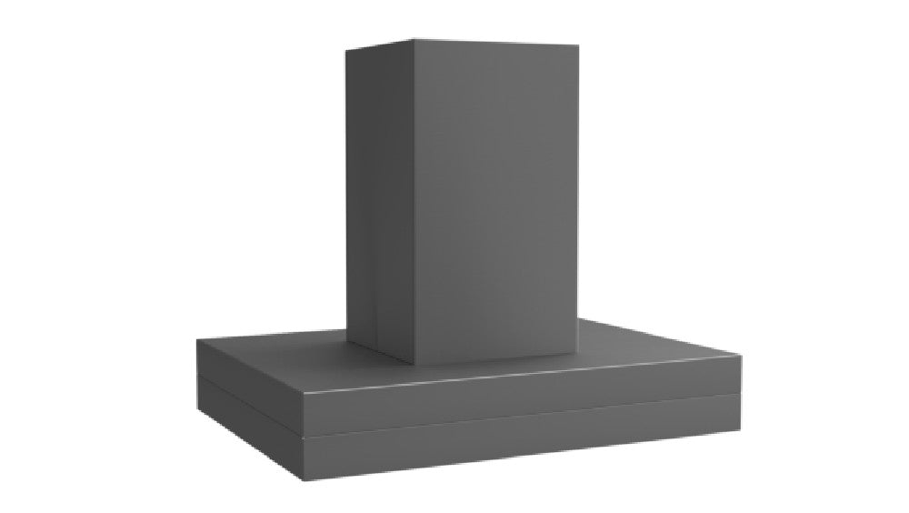 Vent-A-Hood CIEH6-K 42 Inch 250 CFM Premium Power Lung V-Line Contemporary Island Range Hood Main