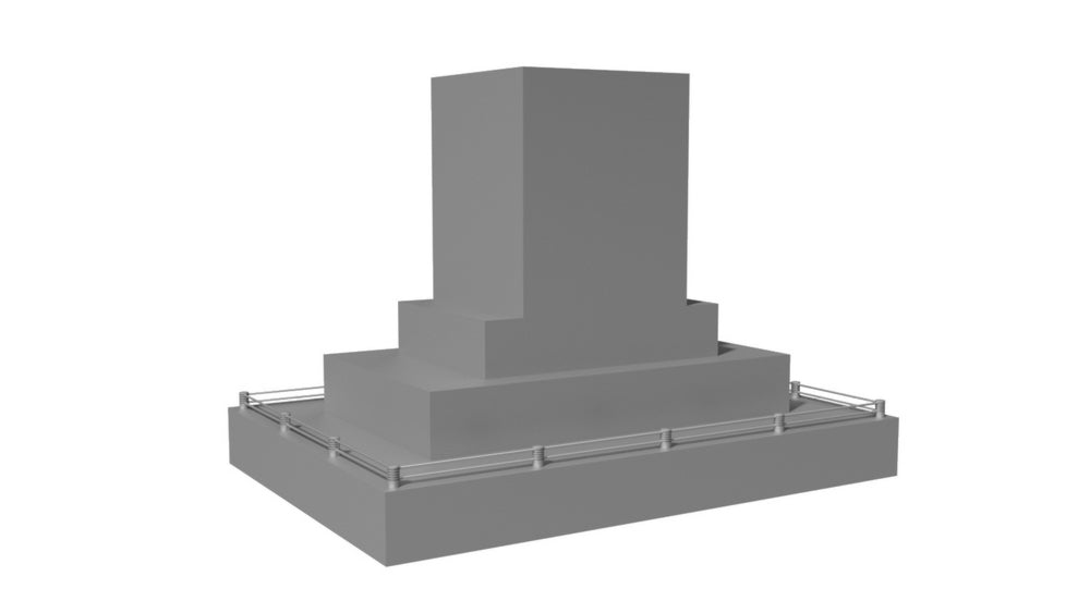 Vent-A-Hood CILH9 54 Inch 550 CFM Premier Magic Lung Contemporary Island Range Hood Main