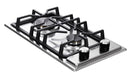 Verona 12 Inch Designer Gas Stainless Steel Cooktop Side