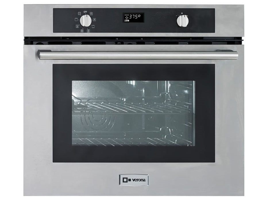 Verona 30 Inch Single Convection Electric Wall Self Clean Stainless Steel Oven Main