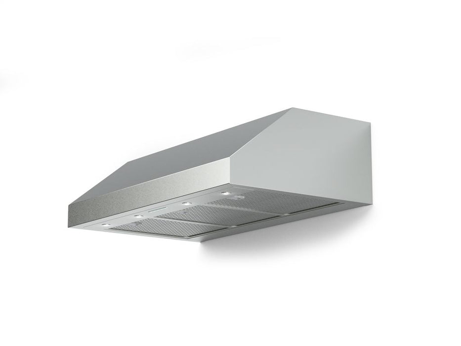 Verona 36 Inch 600 CFM Designer Low Profile Under Cabinet Range Hood Side