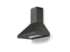 Verona 36 Inch 600 CFM Designer Low Profile Wall Mount Matte Black Range Hood Side