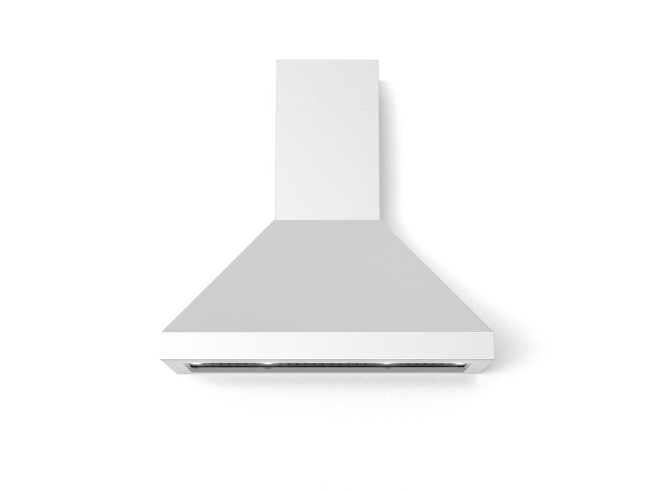 Verona 36 Inch 600 CFM Designer Low Profile Wall Mount White Range Hood Main