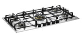 Verona 36 Inch Designer Gas Stainless Steel Cooktop Side