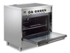 Verona Prima 36 Inch Freestanding Stainless Steel Electric Range Open