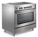 Verona Prima 36 Inch Freestanding Stainless Steel Electric Range Side
