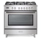 Verona Prima 36 Inch Freestanding Stainless Steel Dual Fuel Range Main
