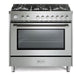 Verona Prima 36 Inch Freestanding Stainless Steel Gas Range Main