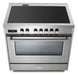 Verona Ultima 36 Inch Freestanding Stainless Steel Induction Range Range Top