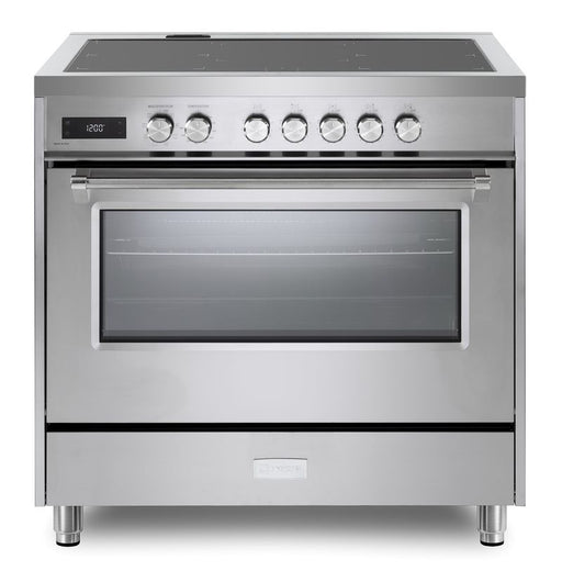Verona Ultima 36 Inch Freestanding Stainless Steel Induction Range Main