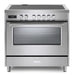Verona Ultima 36 Inch Freestanding Stainless Steel Induction Range Main