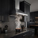 Victory Range Hood Elegant 30 Inch 600 CFM Wall Mounted Range Hood Installed