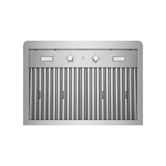 Victory Range Hood Elegant 30 Inch 600 CFM Wall Mounted Range Hood Filters