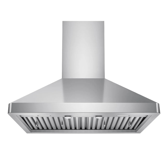 Victory Range Hood Elegant 36 Inch 600 CFM Wall Mounted Range Hood Front