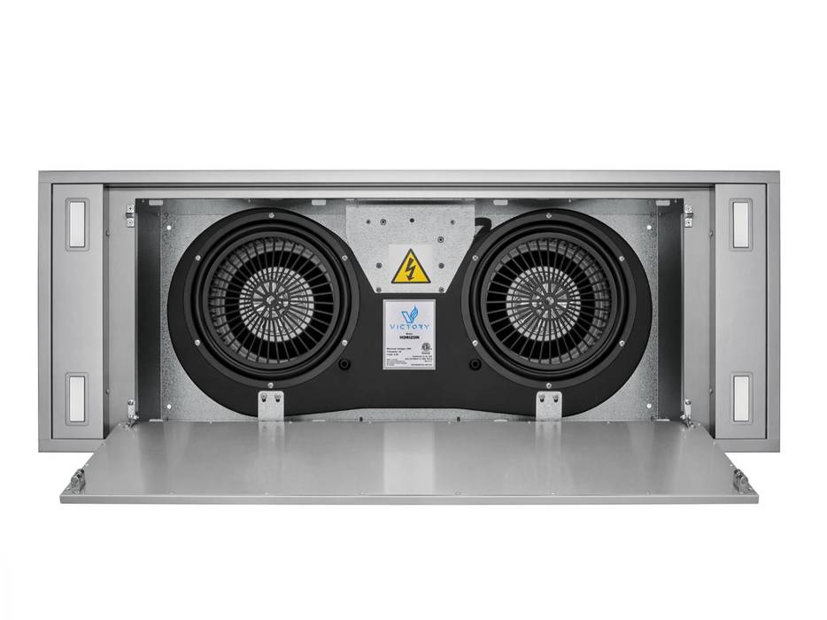 Victory Range Hood Horizon 900 CFM Powerful Flush Ceiling Mount Range Hood Inside