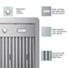 Victory Range Hood Star 36 Inch 900 CFM Range Hood Insert with Double Blower Features