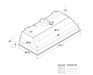 Victory Range Hood Star 48 Inch 900 CFM Range Hood Insert with Double Blower Dimensions