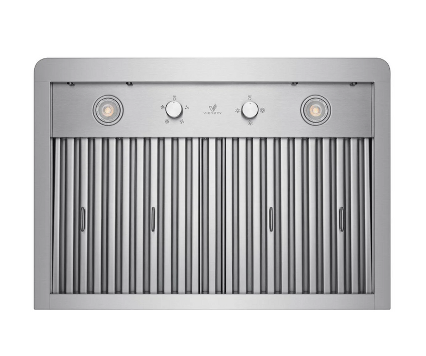 Victory Range Hood Twister 30 Inch 750 CFM Wall Mounted Range Hood Baffle