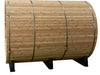Almost Heavem Audra 2-4 Person Canopy Barrel Sauna - Rustic