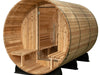 Almost Heaven Charleston 4-Person Canopy Barrel Sauna -