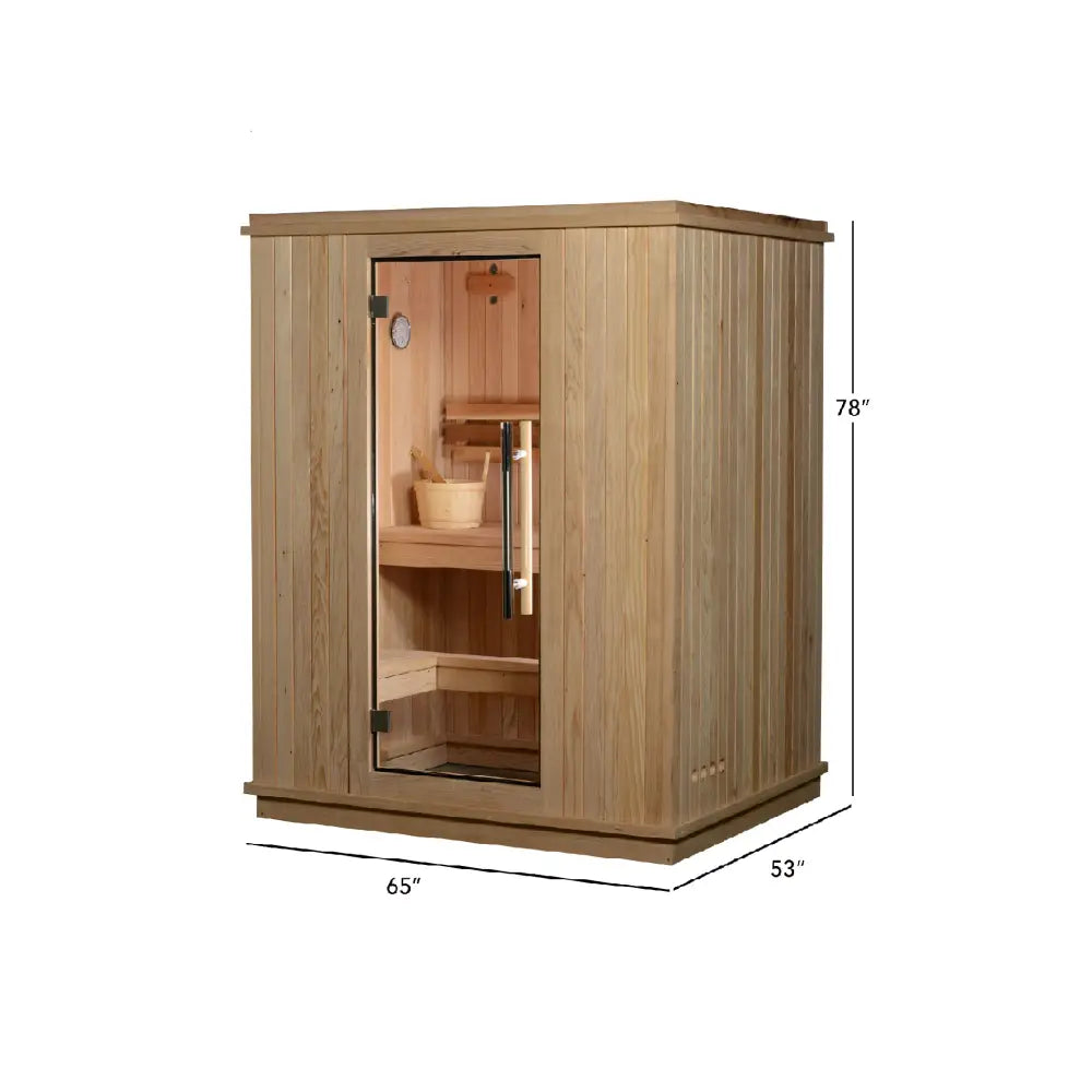 Almost Heaven Madison 3-Person Indoor Sauna Respite Series -