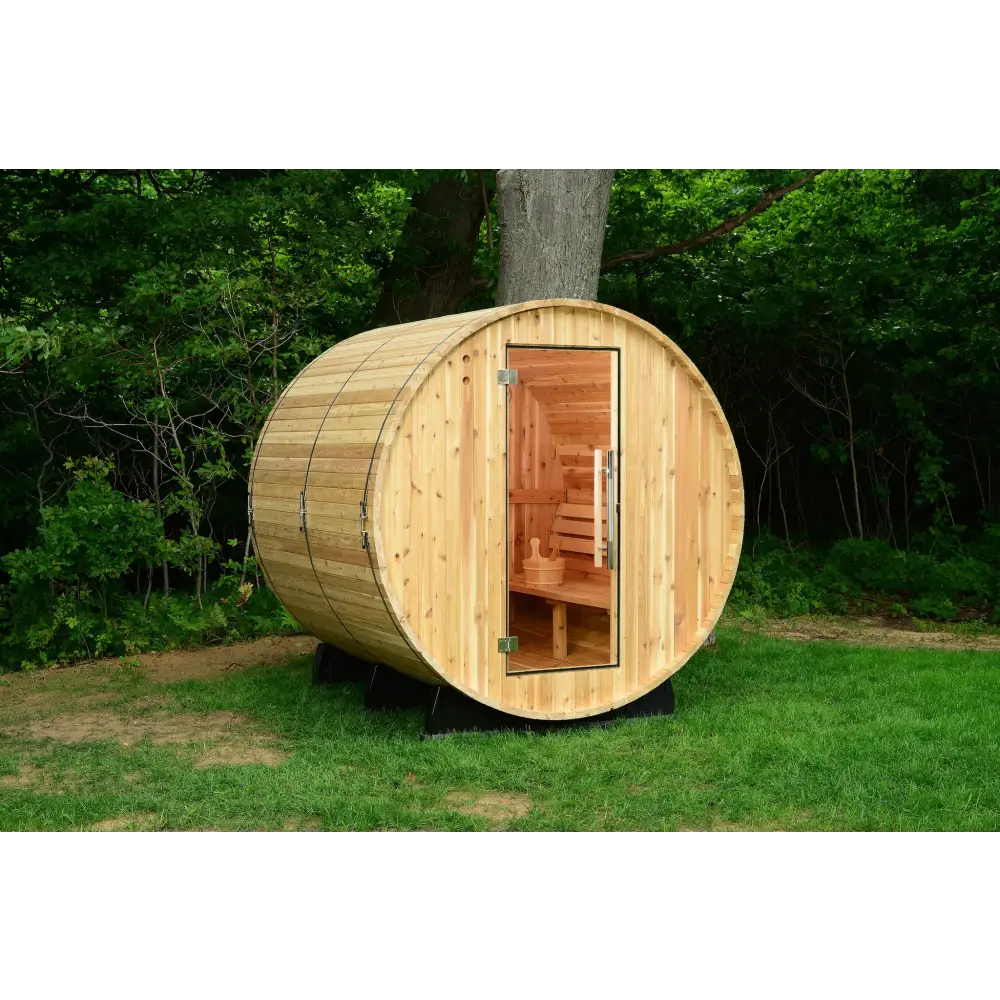 Almost Heaven Sauna Seneca 6-Person Classic Barrel Sauna -