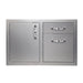 Artisan Access Door and Double Drawer Combo Front