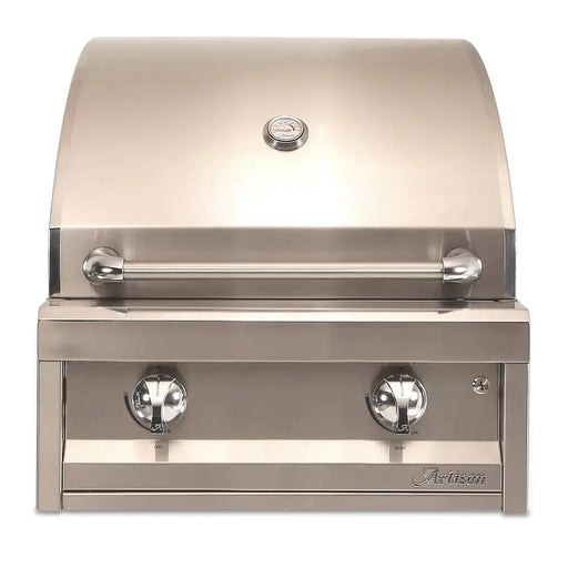 Artisan American Eagle Series 32 Inch 3 Burner Stainless Steel Built In Grill Close