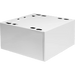 Asko Pedestal Drawer with Shelf White - Pedestal Drawer