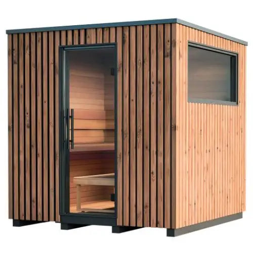 Auroom Garda Outdoor Cabin Sauna - Thermo-Pine - Opposite