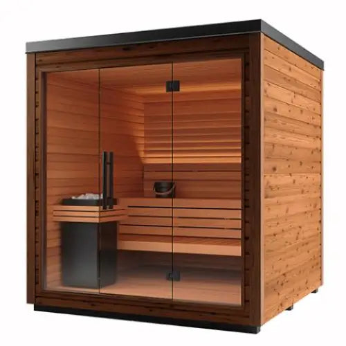 Auroom Mira L Cabin Sauna Kit - Natural