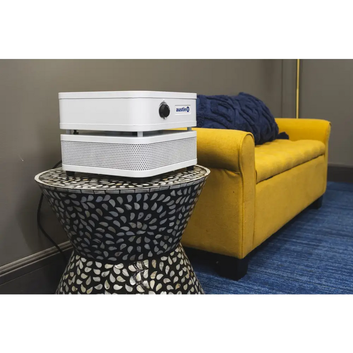 Austin Air “it” Personal Air Purifier Side Angle Living Room