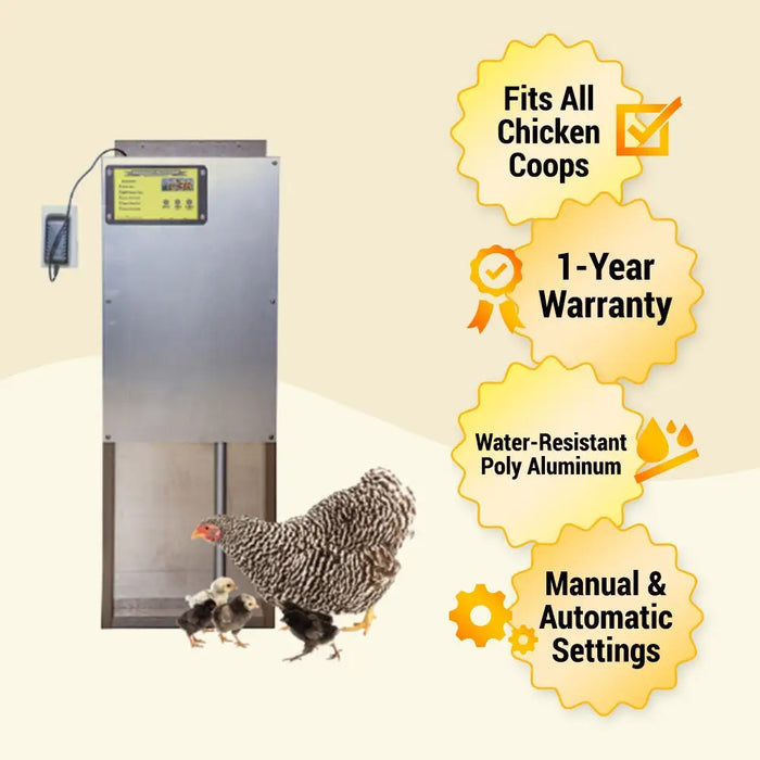 Automatic Chicken Coop Door - Coops & Coop Accessories