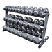Body Solid 2 Tier Horizontal Dumbell Rack - Fitness Upgrades