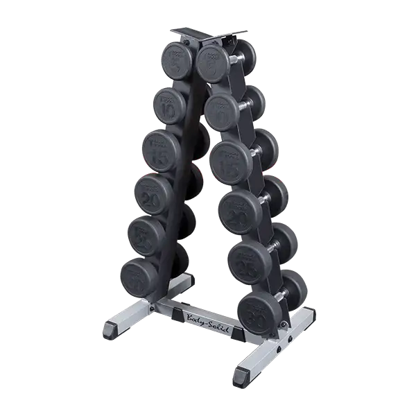 Body Solid 2 Tier Vertical Dumbell Rack - Fitness Upgrades