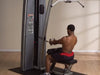 Body Solid DUAL LAT/ROW-MACHINE FREESTANDING 210LB STACK -