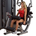 Body Solid DUAL LEG EXTENSION-STATION DGYM 210LB STACK -